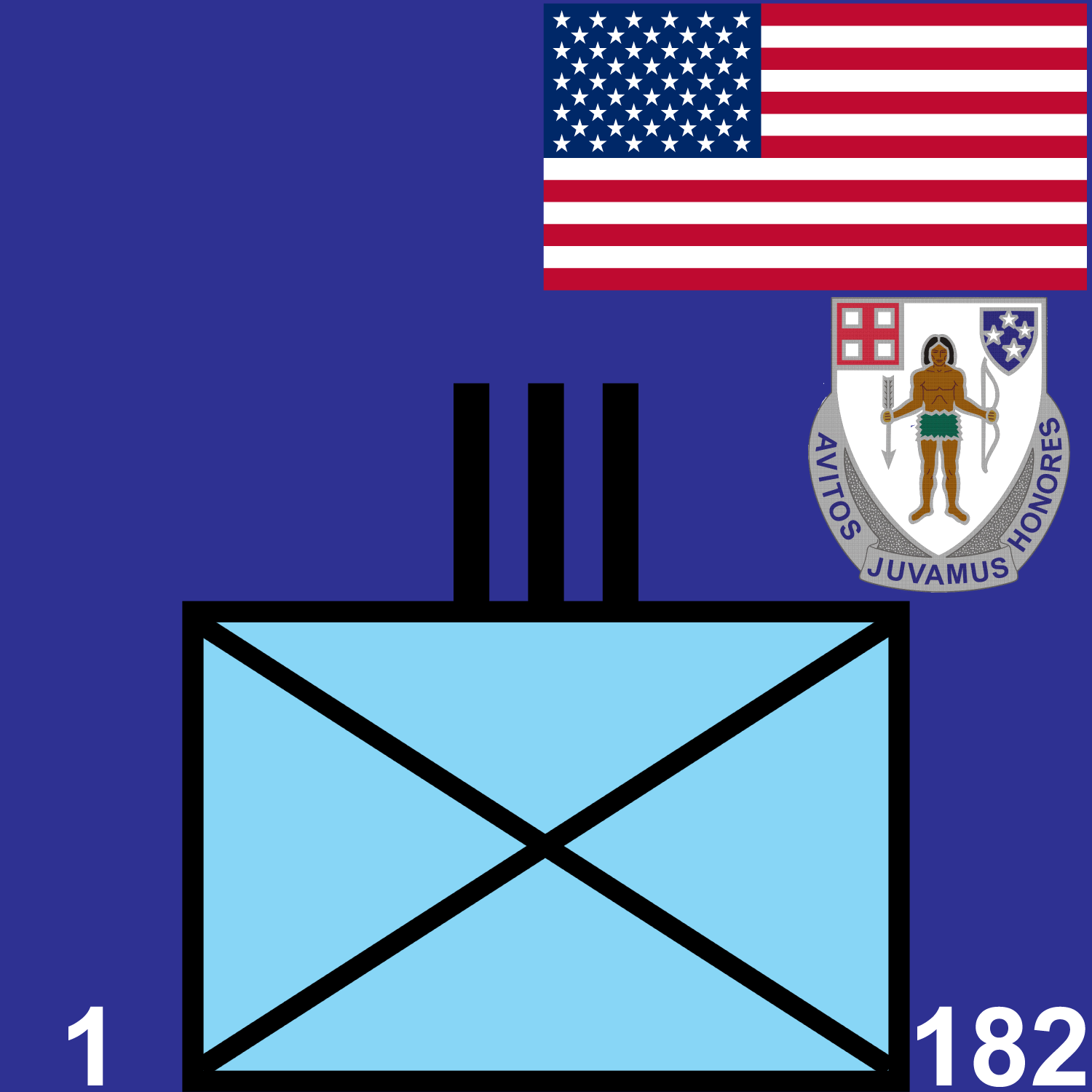 1st Battalion, 182nd Infantry Regiment icon